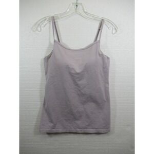 Modern Movement Tank Top Women Large Purple Built in Bra